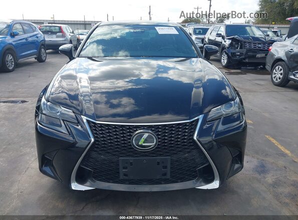JTHBZ1BL4KA018380 2019 LEXUS GS 350 Black Вид задньої частини салону