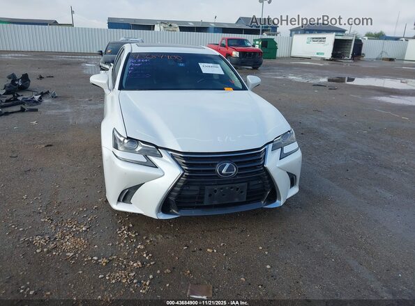 JTHBZ1BL5HA011298 2017 LEXUS GS 350 Белый Вид задней части салона