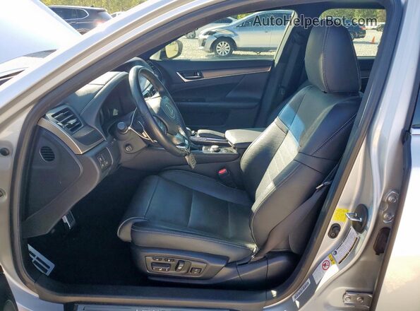 JTHBZ1BL5JA014644 2018 LEXUS GS Серебряный Вид салона спереди