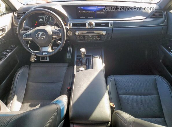 JTHBZ1BL5JA014644 2018 LEXUS GS Серебряный Вид панели приборов