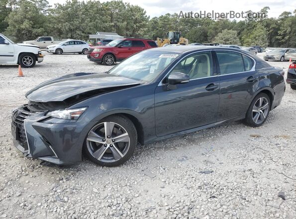JTHBZ1BL6HA010841 2017 LEXUS GS Серый Передняя левая четверть