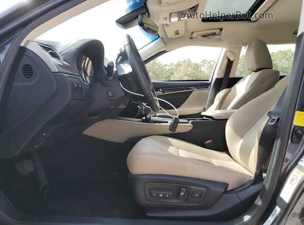 JTHBZ1BL6HA010841 2017 LEXUS GS Серый Вид салона спереди