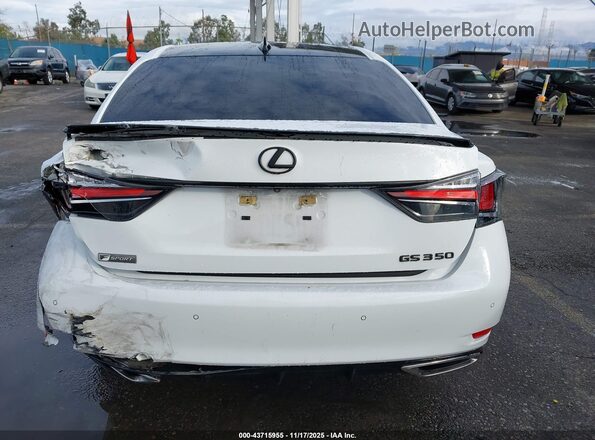 JTHBZ1BL9JA015652 2018 LEXUS GS 350 Белый 