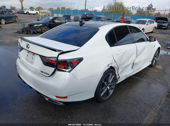 JTHBZ1BL9JA015652 2018 LEXUS GS 350 Белый Задняя правая четверть