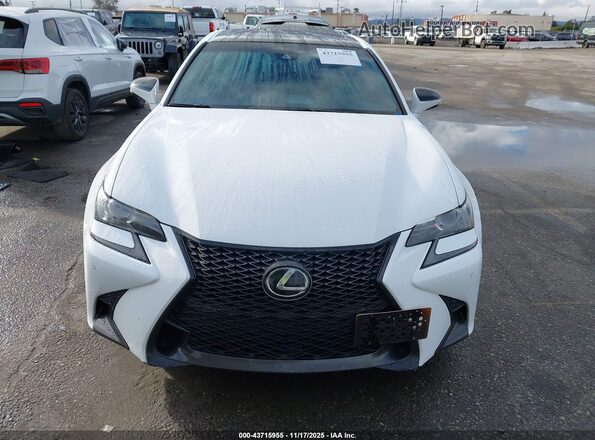 JTHBZ1BL9JA015652 2018 LEXUS GS 350 Белый Вид щитка приборов