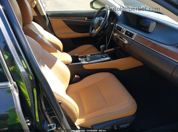 JTHBZ1BLXGA004703 2016 LEXUS GS 350 Black Widok wnętrza z przodu