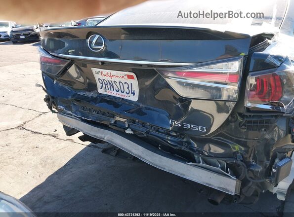JTHBZ1BLXGA004703 2016 LEXUS GS 350 Black Widok zestawu wskaźników