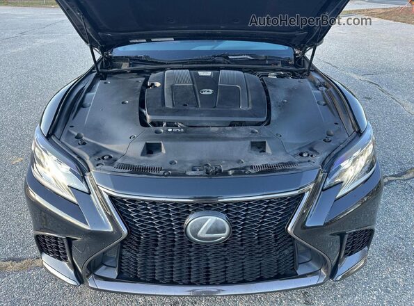 JTHC51FF4J5000165 2018 LEXUS LS Черный Вид салона спереди