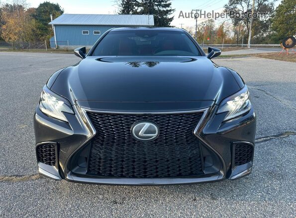 JTHC51FF4J5000165 2018 LEXUS LS Черный Вид задней части салона