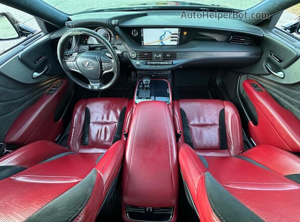 JTHC51FF4J5000165 2018 LEXUS LS Черный Вид щитка приборов
