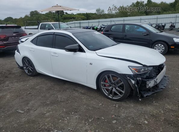 JTHC81D2XK5036869 2019 LEXUS IS Белый Передняя правая четверть