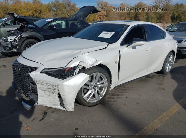 JTHC81F2XM5046222 2021 LEXUS IS 300 Белый Передняя левая четверть