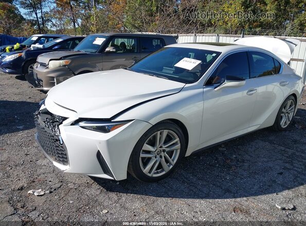 JTHCA1D23M5114917 2021 LEXUS IS 300 White Vista tres cuartos delantera izquierda