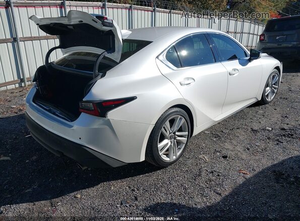 JTHCA1D23M5114917 2021 LEXUS IS 300 White Trasero derecho