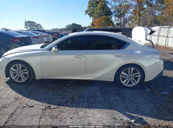 JTHCA1D23M5114917 2021 LEXUS IS 300 White Vista interior de 360 grados
