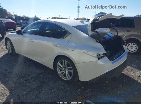 JTHCA1D23M5114917 2021 LEXUS IS 300 White Trasero izquierdo