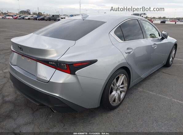 JTHCA1D25M5114322 2021 LEXUS IS 300 Silver Tył prawy