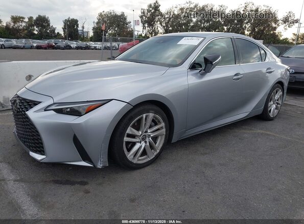 JTHCA1D25M5114322 2021 LEXUS IS 300 Silver Przód lewy