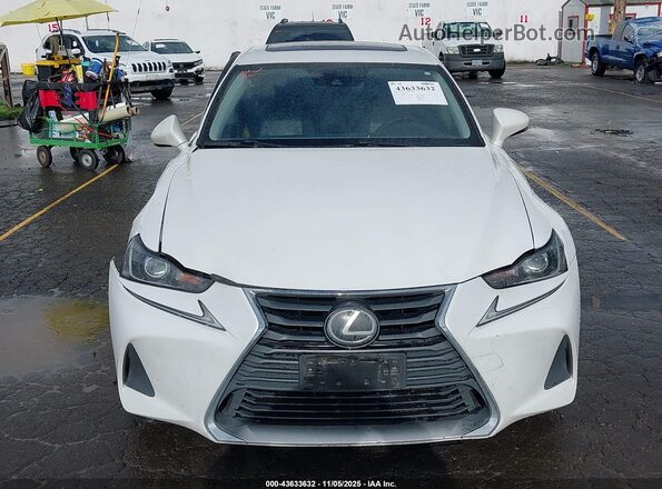 JTHCM1D24H5017173 2017 LEXUS IS 300 White Widok zestawu wskaźników