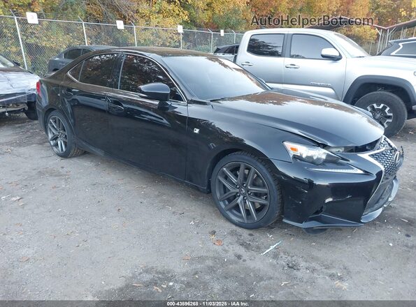 JTHCM1D2XG5009724 2016 LEXUS IS 300 Black Передня права чверть