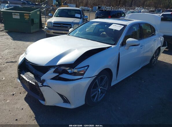 JTHCZ1BL1GA000592 2016 LEXUS GS 350 Белый Передняя левая четверть