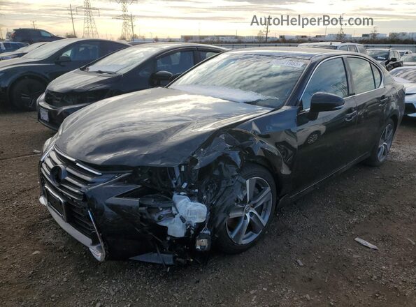 JTHCZ1BL1HA005664 2017 LEXUS GS Черный Передняя левая четверть