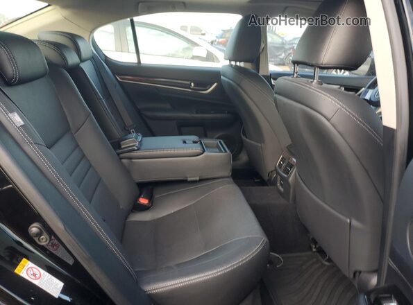 JTHCZ1BL1HA005664 2017 LEXUS GS Черный Вид задних сидений