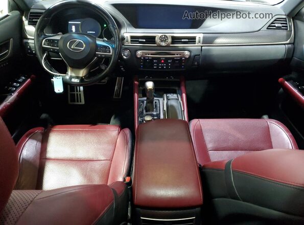 JTHCZ1BL5HA007093 2017 LEXUS GS White Вид панелі приладів