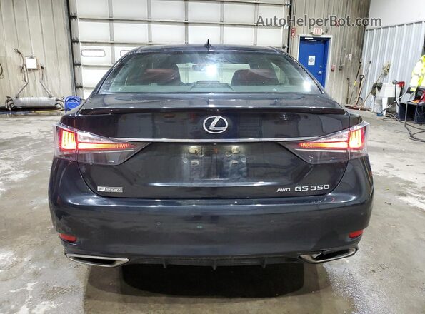 JTHCZ1BLXHA005338 2017 LEXUS GS Черный Вид сзади