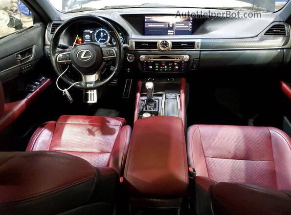 JTHCZ1BLXHA005338 2017 LEXUS GS Черный Вид панели приборов