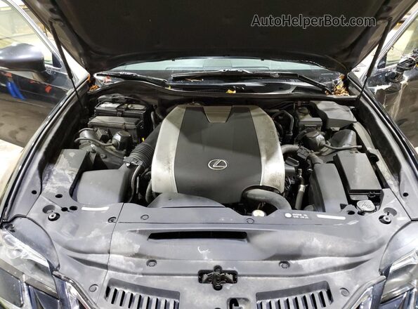 JTHCZ1BLXHA005338 2017 LEXUS GS Черный Вид задней части салона