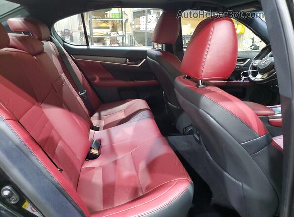 JTHCZ1BLXHA005338 2017 LEXUS GS Черный Вид задних сидений