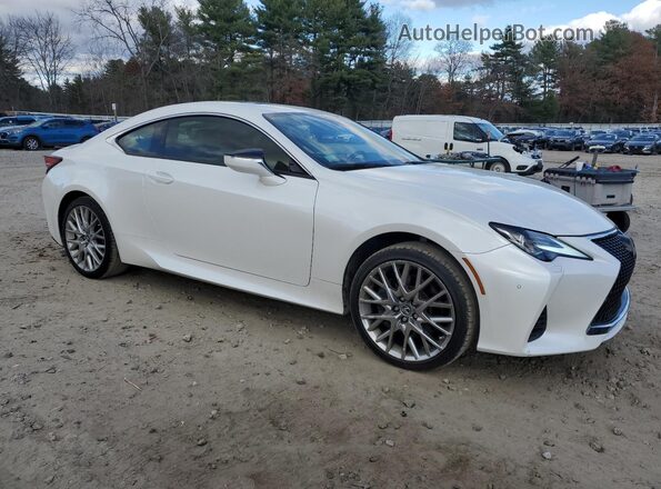 JTHD85ECXM5006096 2021 LEXUS RC Белый Передняя правая четверть