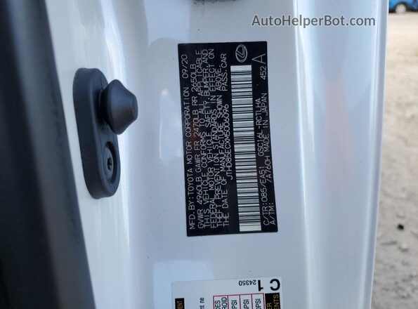 JTHD85ECXM5006096 2021 LEXUS RC Белый Вид подкапотного пространства