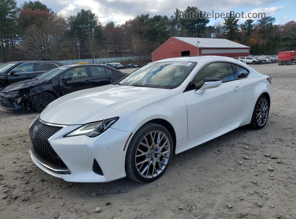 JTHD85ECXM5006096 2021 LEXUS RC Белый Передняя левая четверть