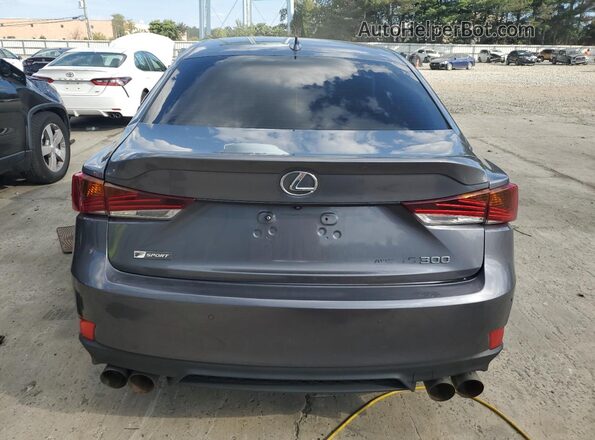 JTHG81F24L5040786 2020 LEXUS IS Серый Вид сзади