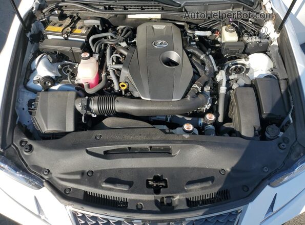 JTHGA1D28L5106084 2020 LEXUS IS White Widok wnętrza z tyłu