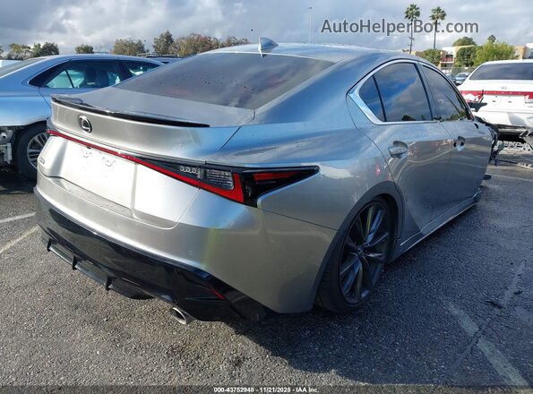 JTHGZ1B23M5046910 2021 LEXUS IS 350 Серебряный Задняя правая четверть
