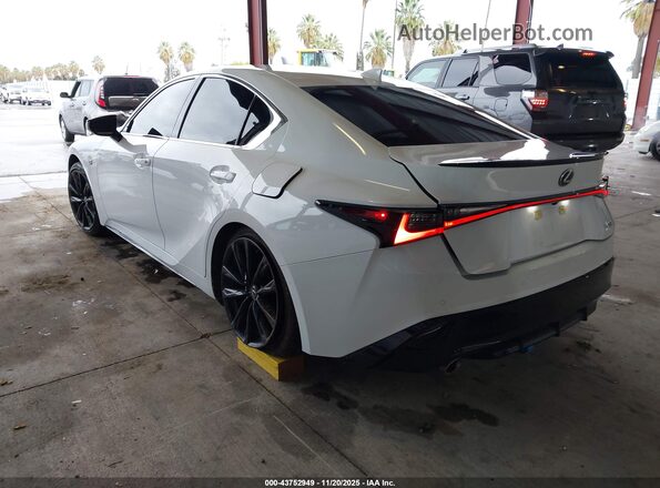 JTHGZ1B25R5080371 2024 LEXUS IS 350 Белый Задняя левая четверть