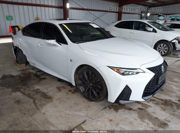 JTHGZ1B25R5080371 2024 LEXUS IS 350 Белый Передняя правая четверть