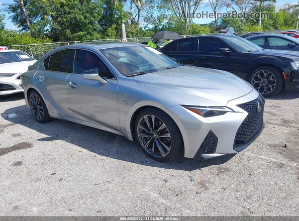 JTHGZ1B28P5059768 2023 LEXUS IS 350 Серебряный Передняя правая четверть