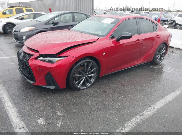 JTHGZ1B29S5085059 2025 LEXUS IS 350 Красный Передняя левая четверть
