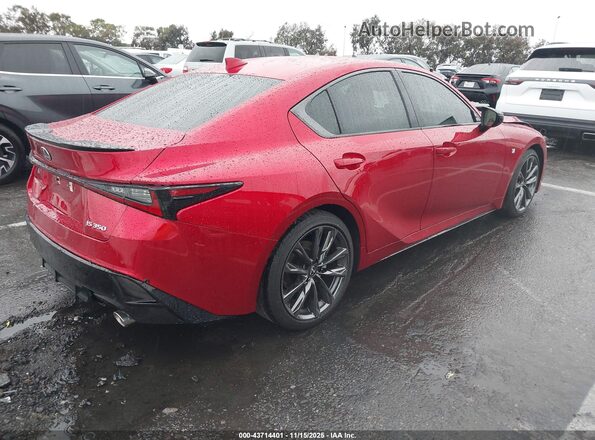 JTHGZ1B29S5085059 2025 LEXUS IS 350 Красный Задняя правая четверть