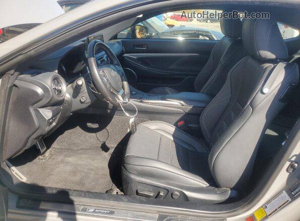 JTHGZ5BC9P5027198 2023 LEXUS RC Gray Widok wnętrza z przodu