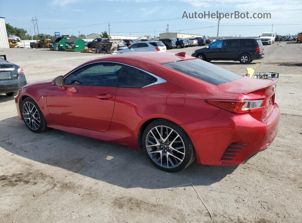 JTHHA5BC0J5008669 2018 LEXUS RC Red უკანა მარცხენა