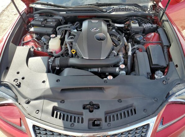 JTHHA5BC0J5008669 2018 LEXUS RC Red უკანა სალონის ხედი