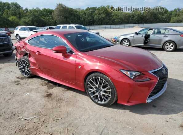 JTHHA5BC0J5008669 2018 LEXUS RC Red წინა მარჯვენა