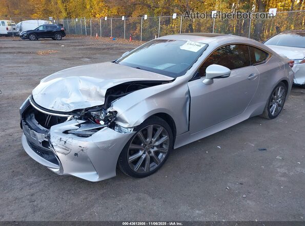 JTHHA5BC9G5001311 2016 LEXUS RC 200T Silver Przód lewy