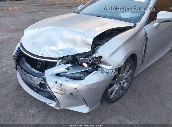 JTHHA5BC9G5001311 2016 LEXUS RC 200T Silver Widok z przodu