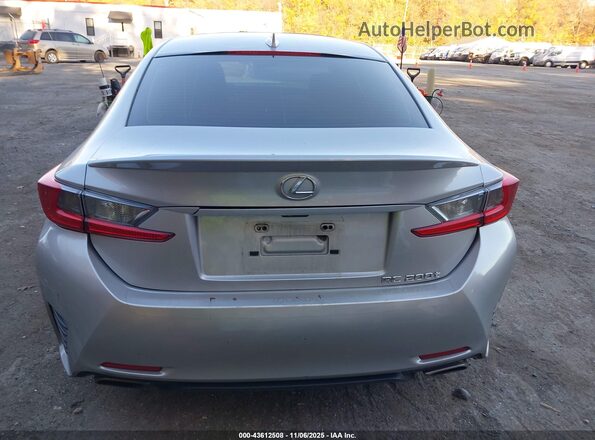 JTHHA5BC9G5001311 2016 LEXUS RC 200T Silver 